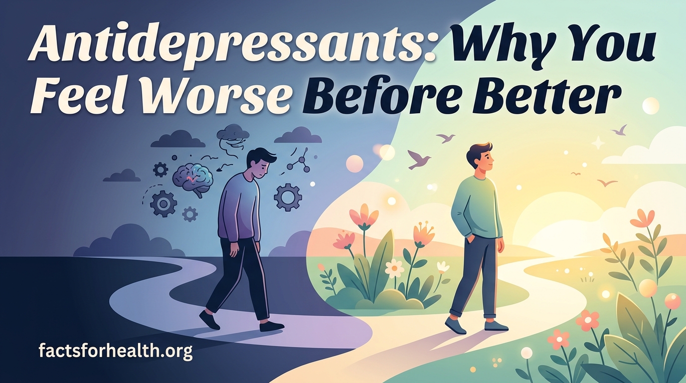 Antidepressants Why You Feel Worse Before Better