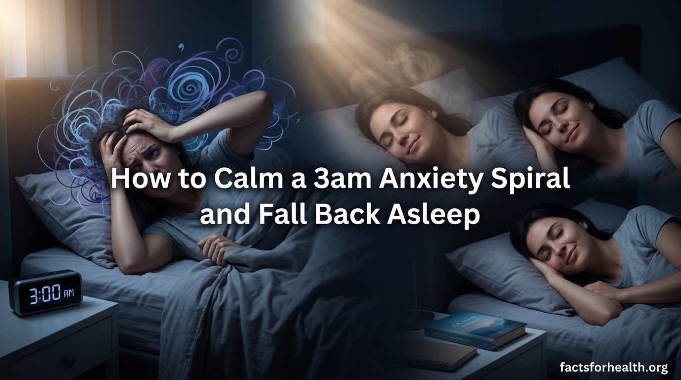How to Calm a 3am Anxiety Spiral and Fall Back Asleep