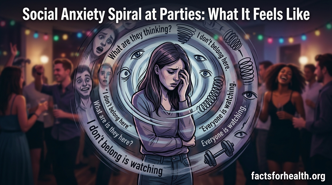 Social Anxiety Spiral at Parties What It Feels Like