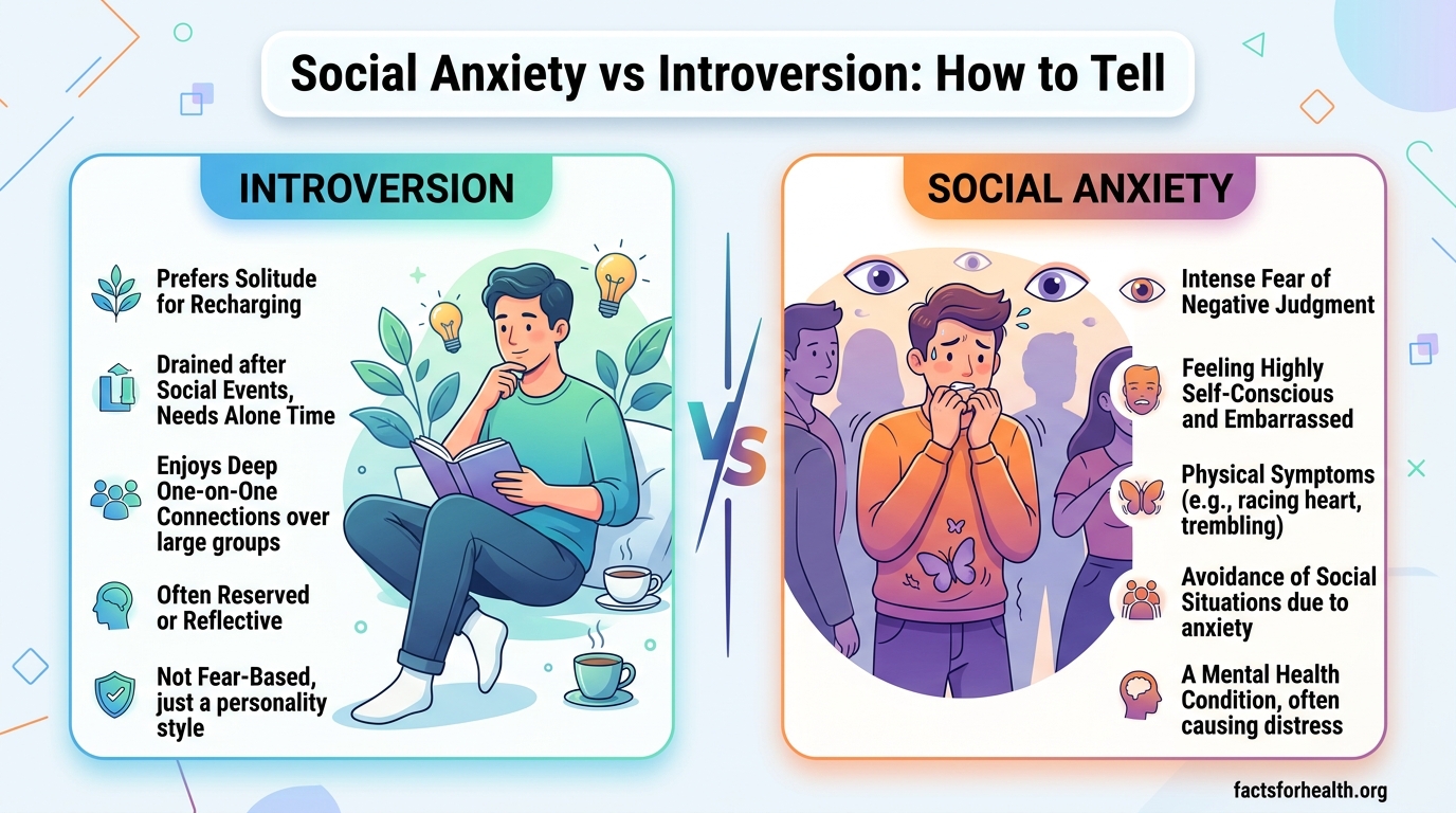 Social Anxiety vs Introversion How to Tell