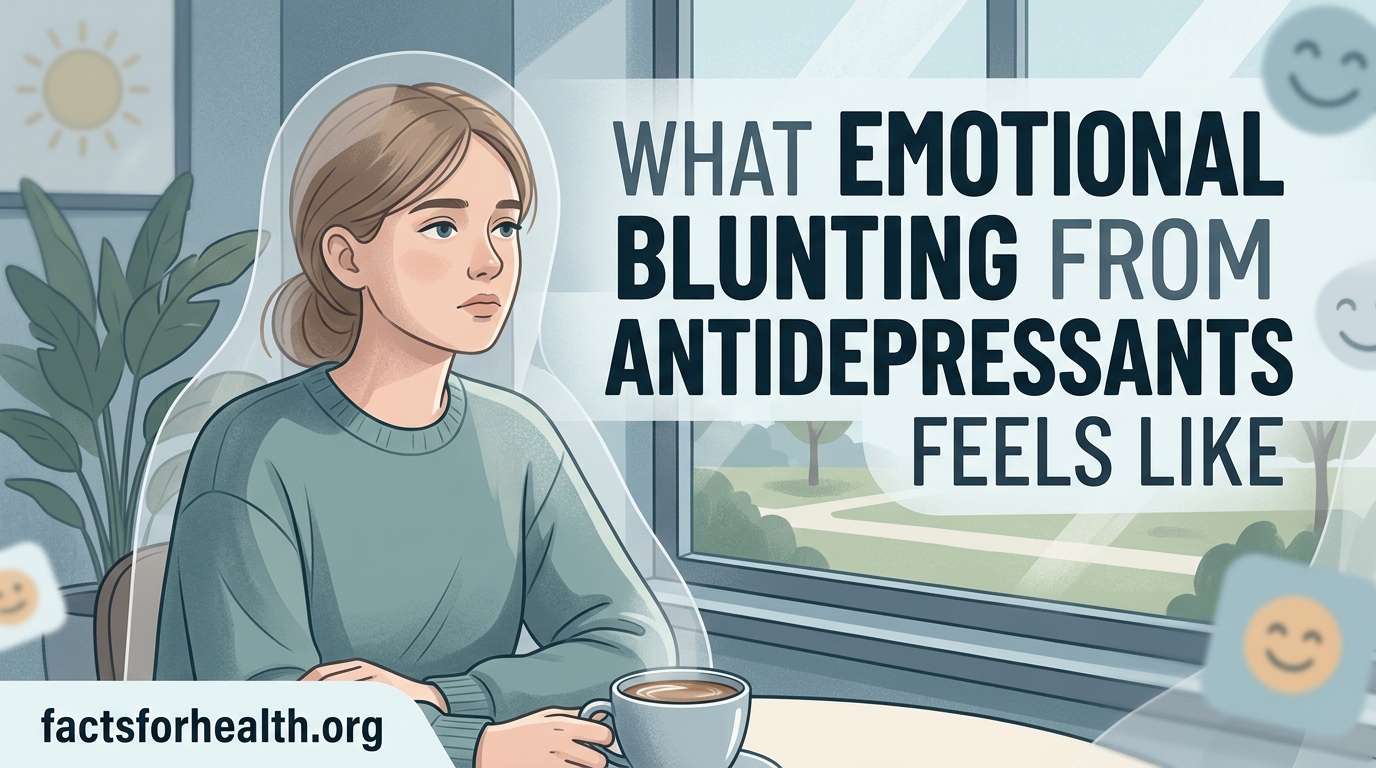 What Emotional Blunting From Antidepressants Feels Like
