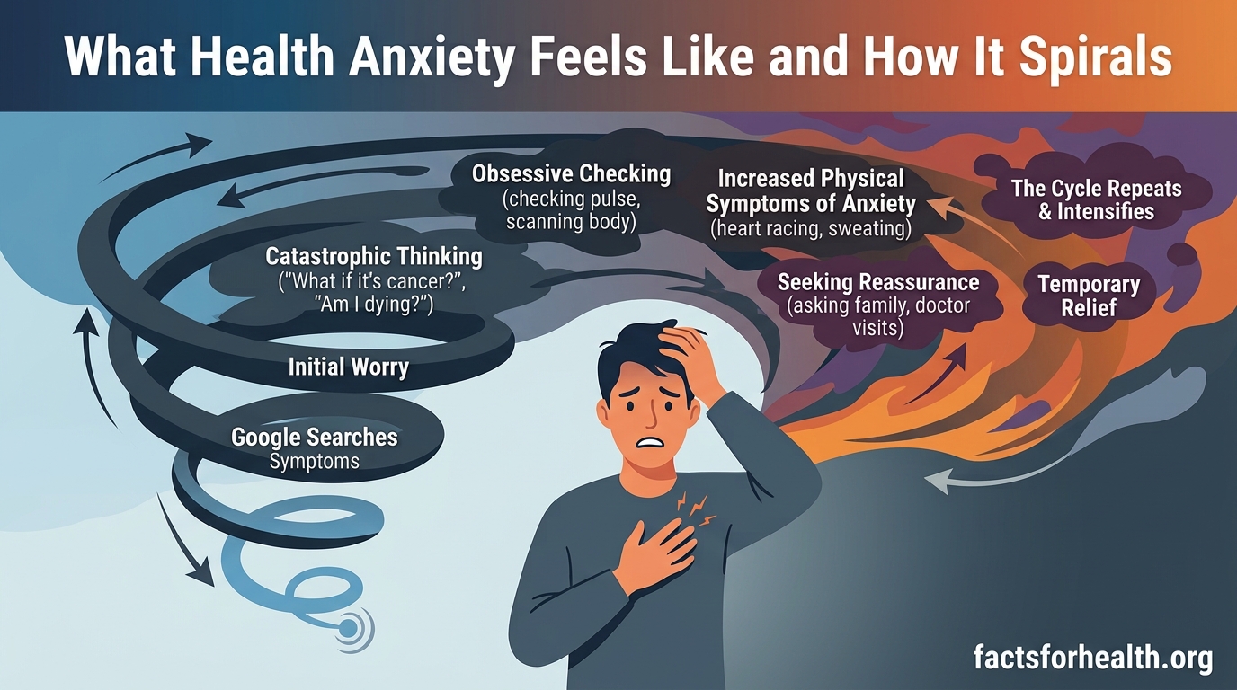 What Health Anxiety Feels Like and How It Spirals