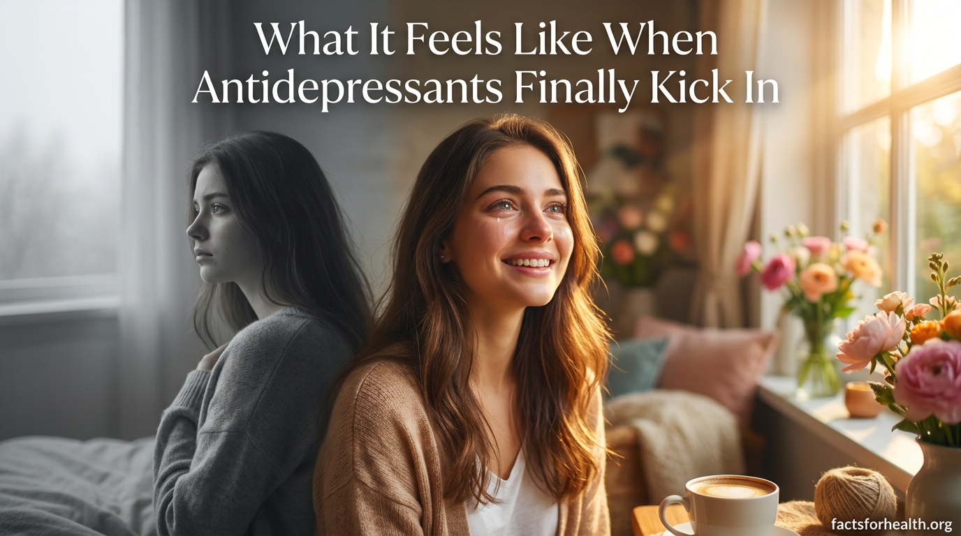 What It Feels Like When Antidepressants Finally Kick In