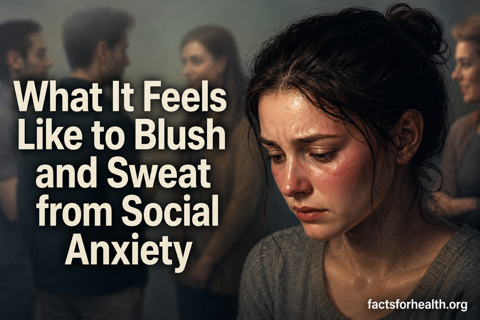 What It Feels Like to Blush and Sweat from Social Anxiety