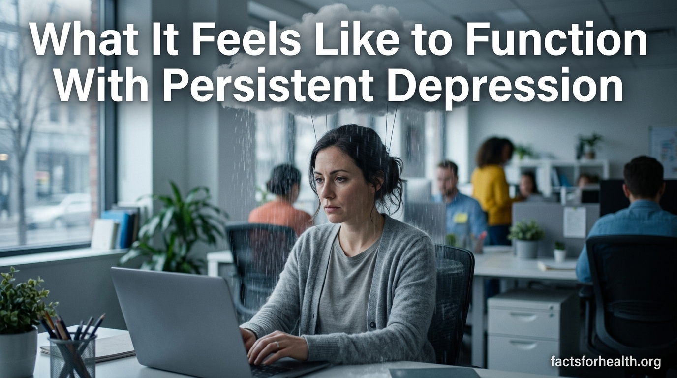 What It Feels Like to Function With Persistent Depression
