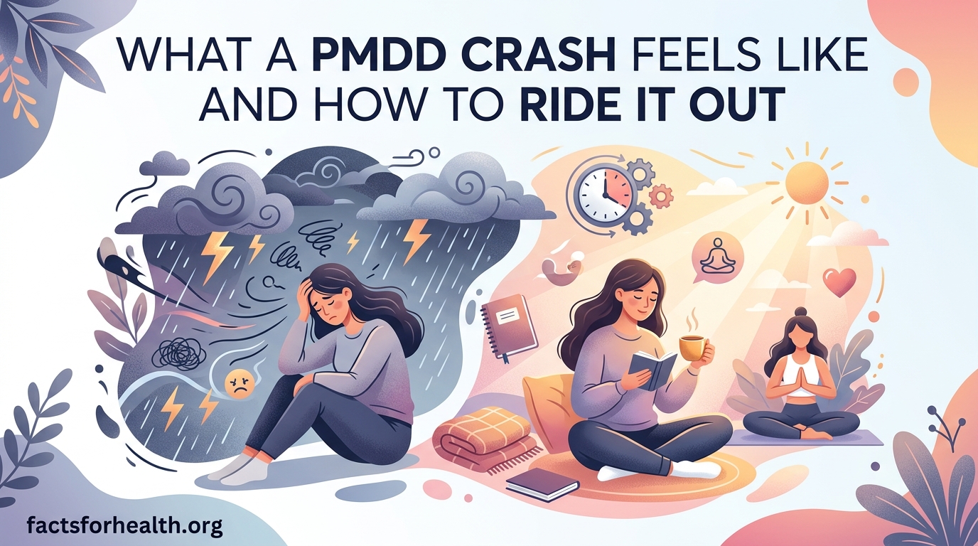 What a PMDD Crash Feels Like and How to Ride It Out