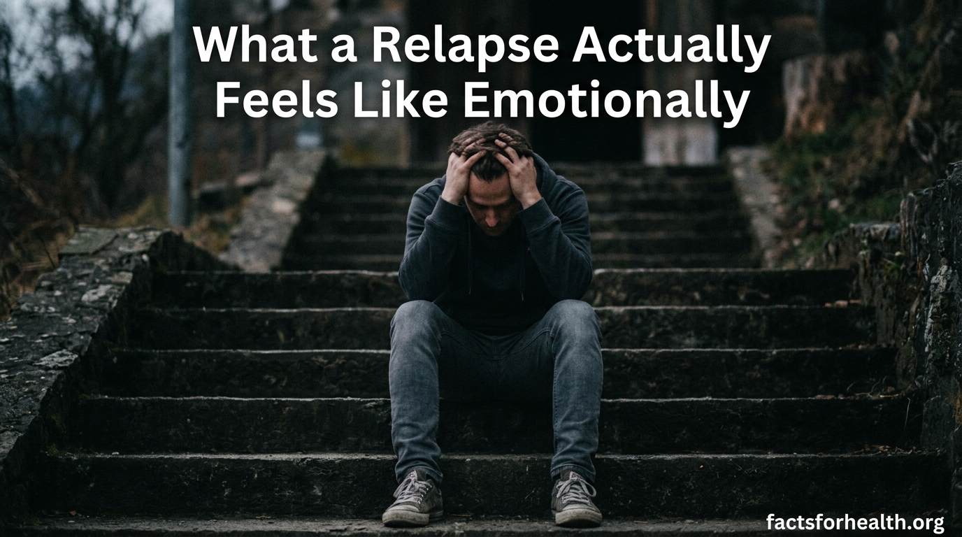What a Relapse Actually Feels Like Emotionally