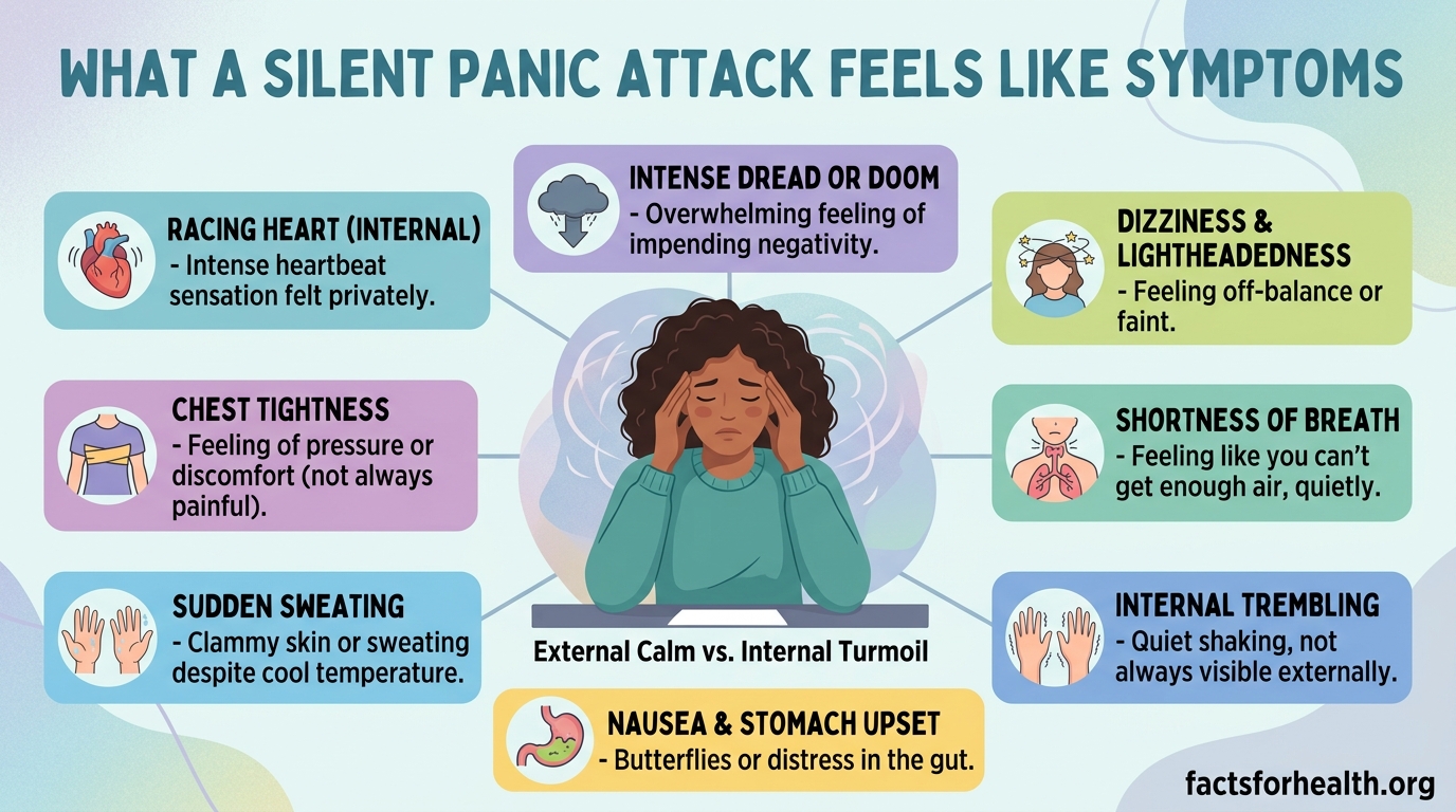 What a Silent Panic Attack Feels Like Symptoms