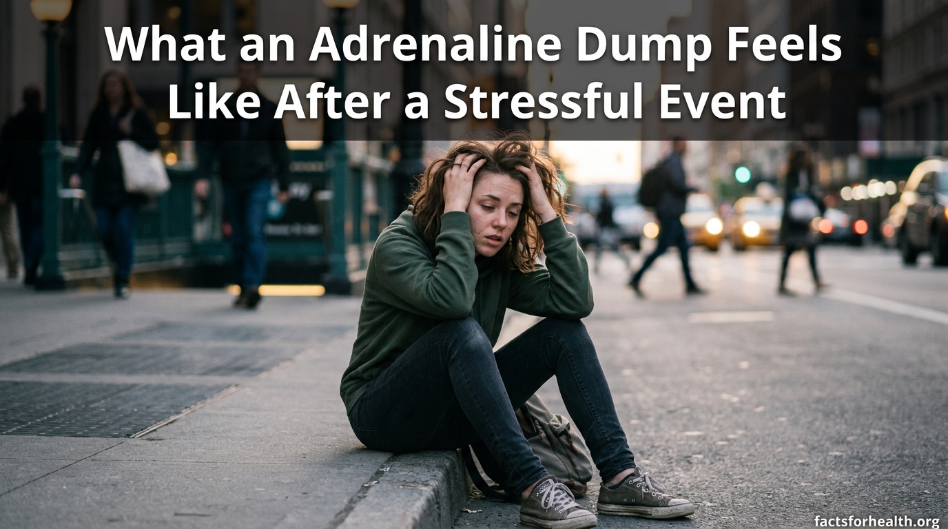 What an Adrenaline Dump Feels Like After a Stressful Event