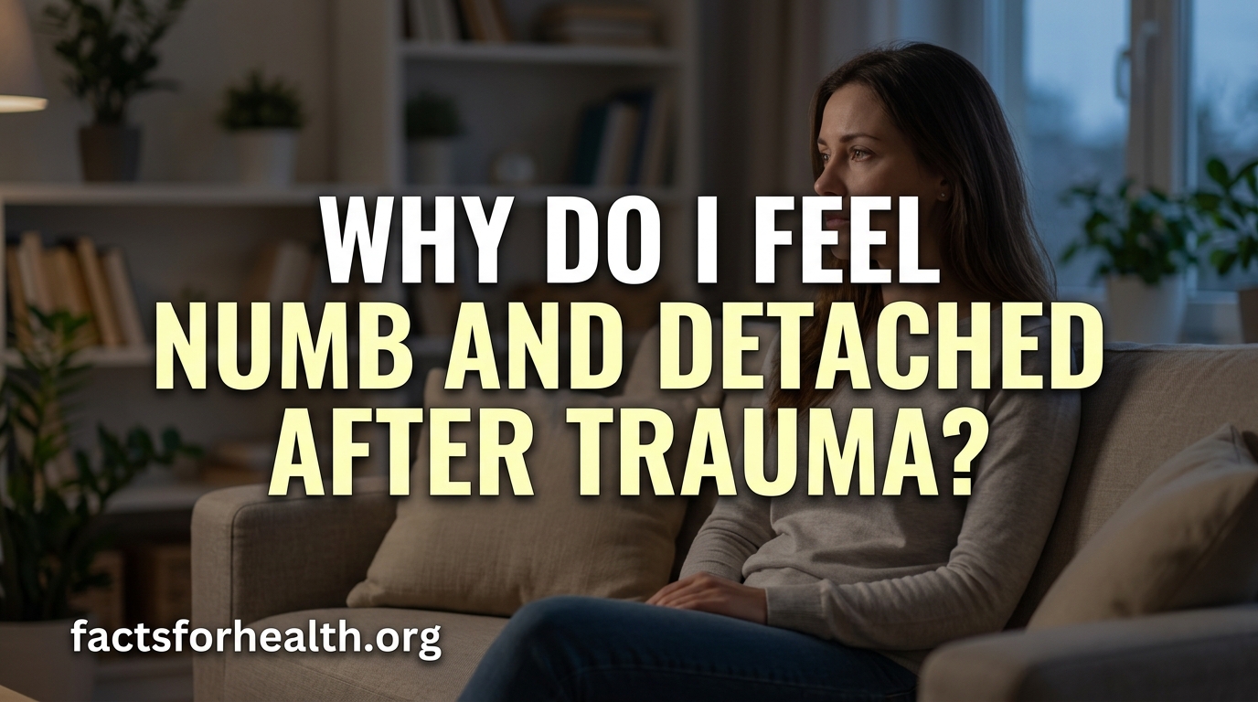 Why Do I Feel Numb and Detached After Trauma