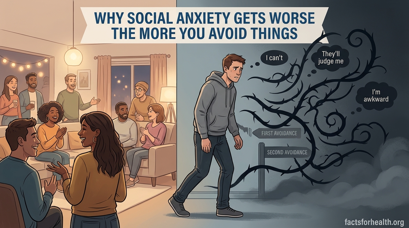 Why Social Anxiety Gets Worse the More You Avoid Things