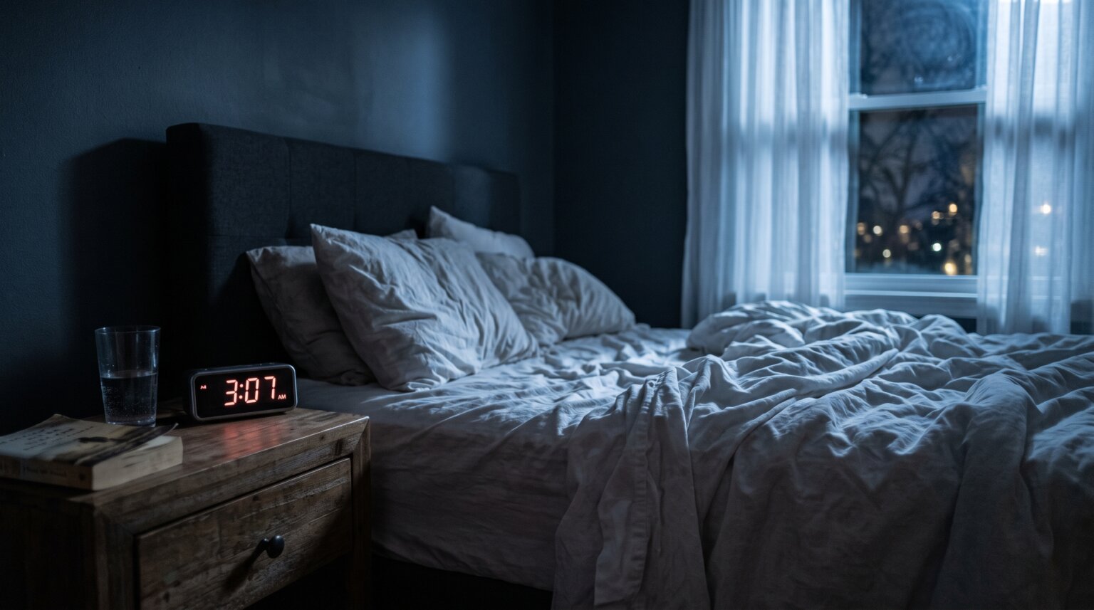 Why can't I fall back asleep once I wake up at night