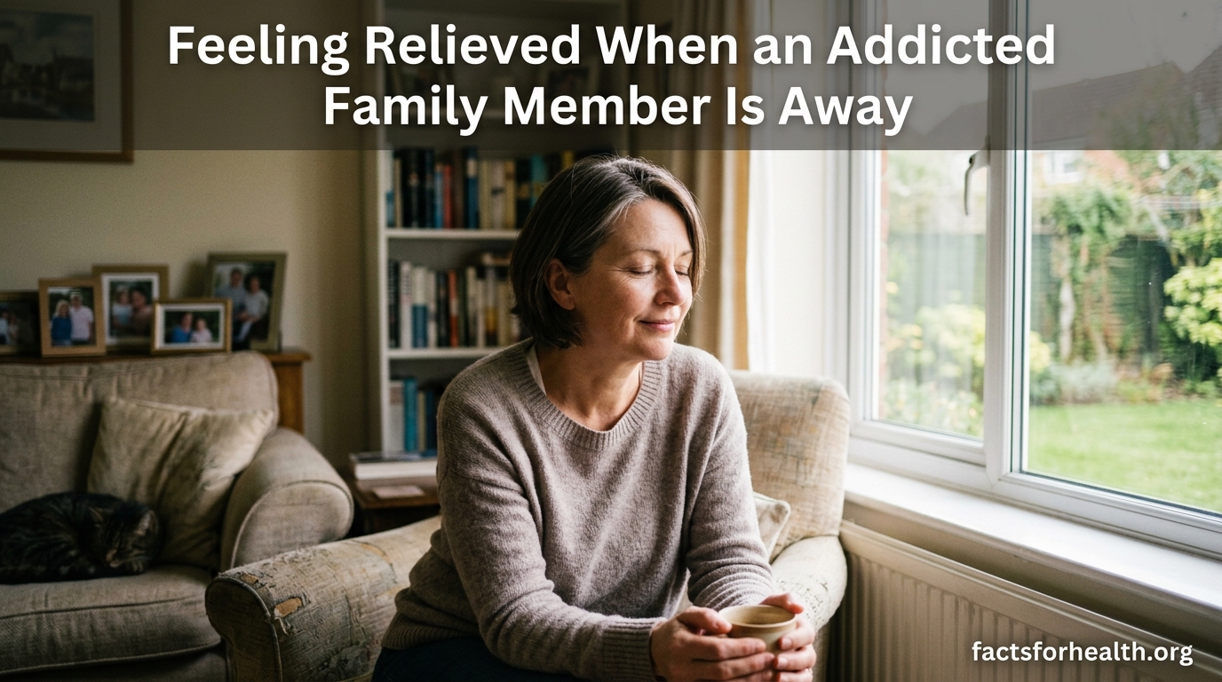 Feeling Relieved When an Addicted Family Member Is Away