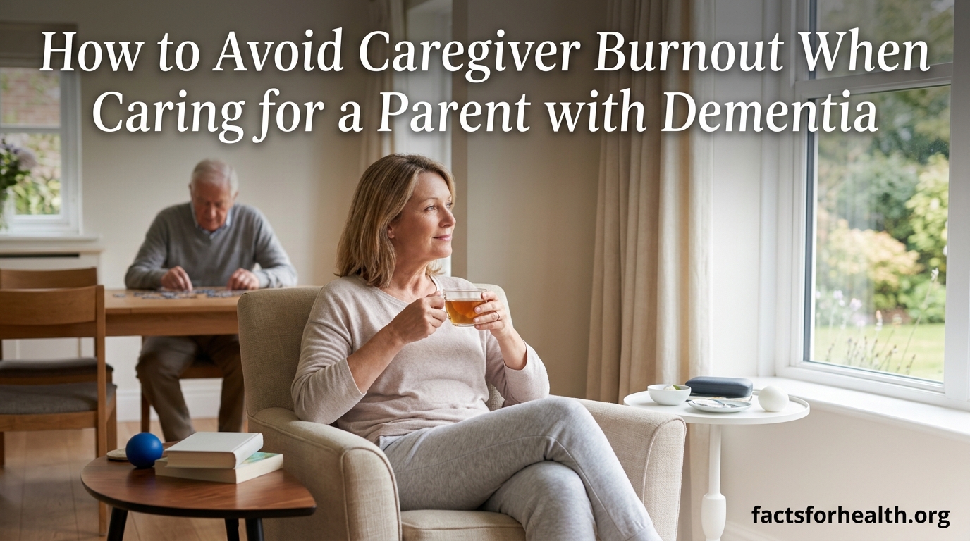 How to Avoid Caregiver Burnout When Caring for a Parent with Dementia