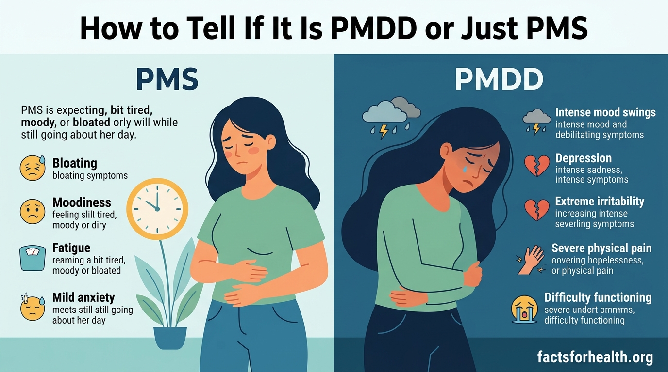 How to Tell If It Is PMDD or Just PMS