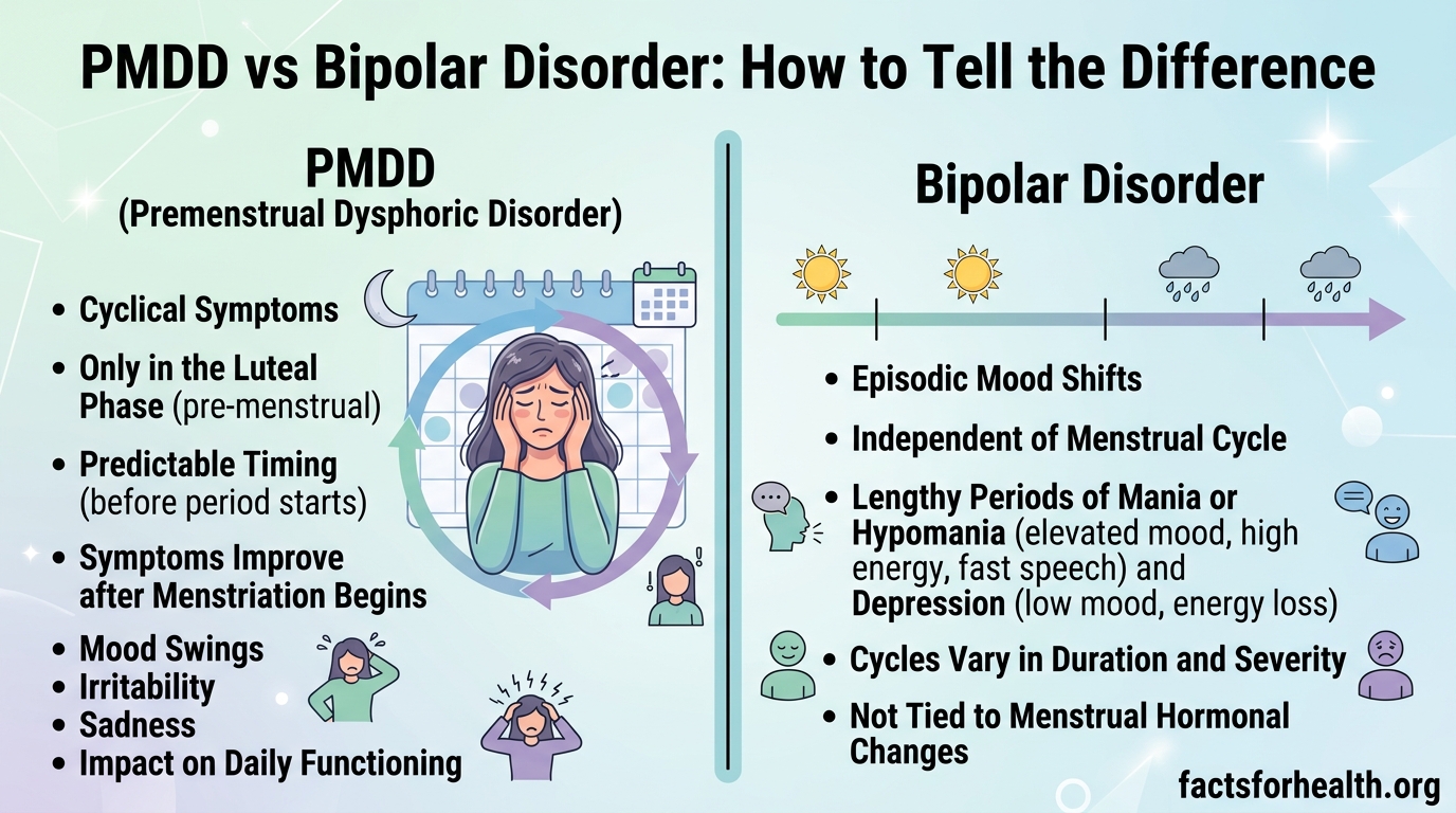 PMDD vs Bipolar Disorder How to Tell the Difference