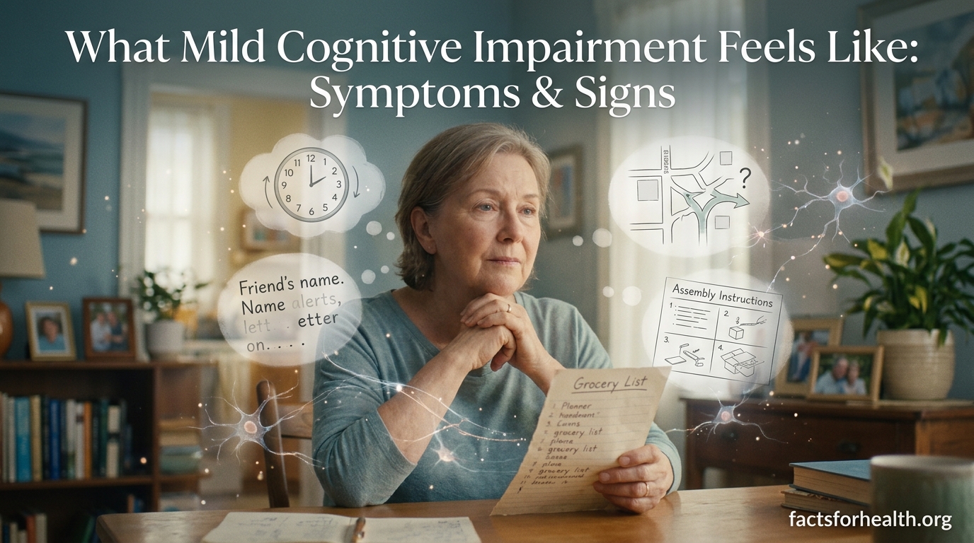 What Mild Cognitive Impairment Feels Like Symptoms & Signs