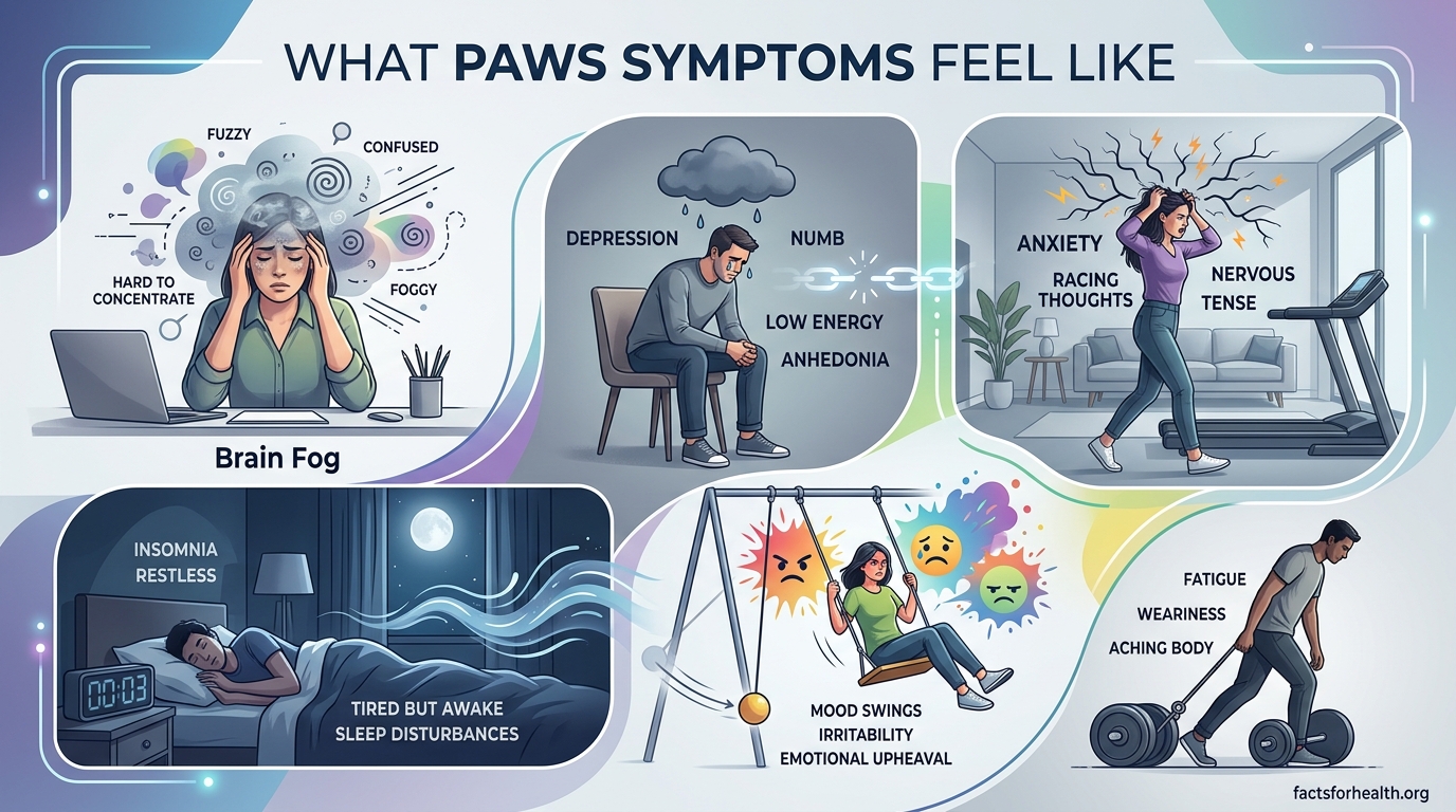 What PAWS Symptoms Feel Like