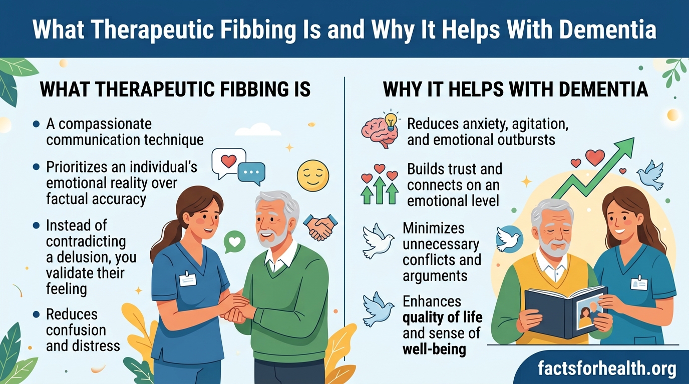 What Therapeutic Fibbing Is and Why It Helps With Dementia
