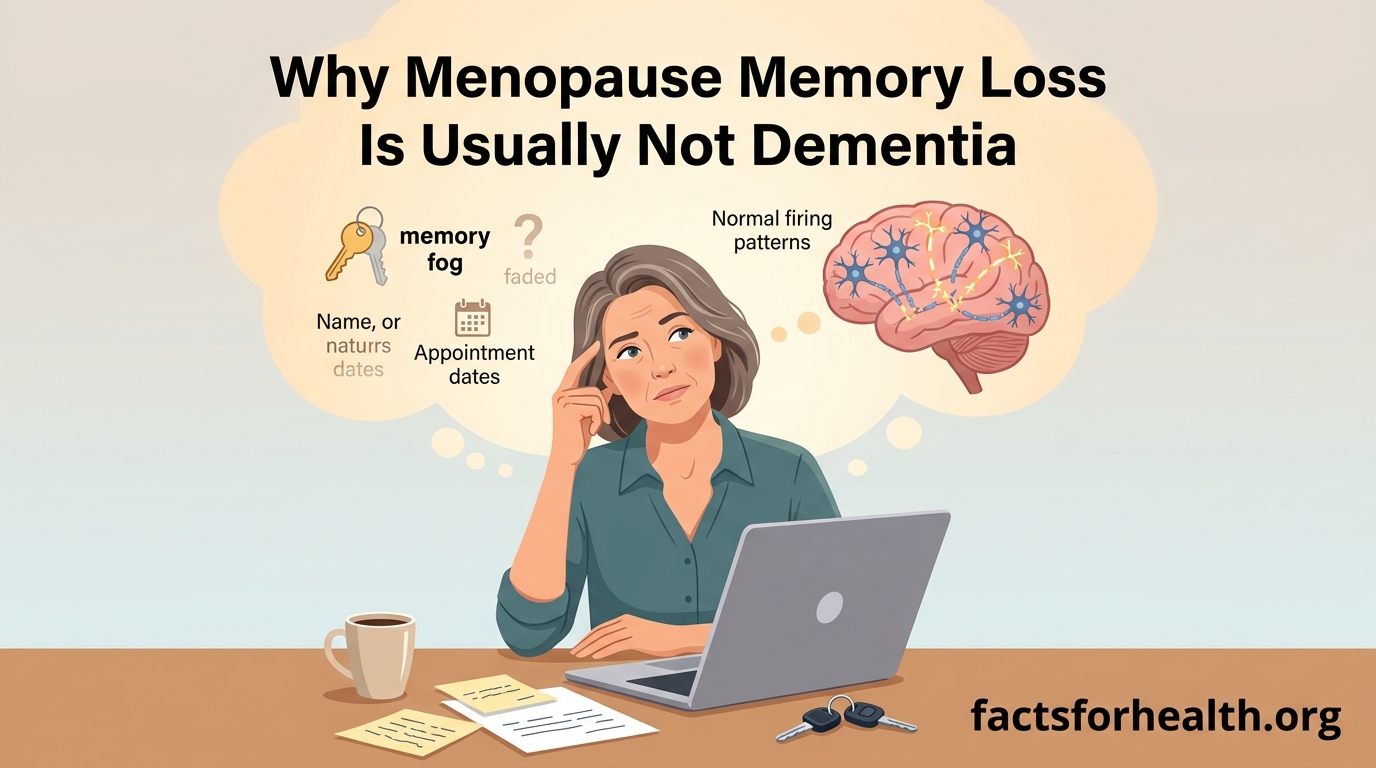 Why Menopause Memory Loss Is Usually Not Dementia