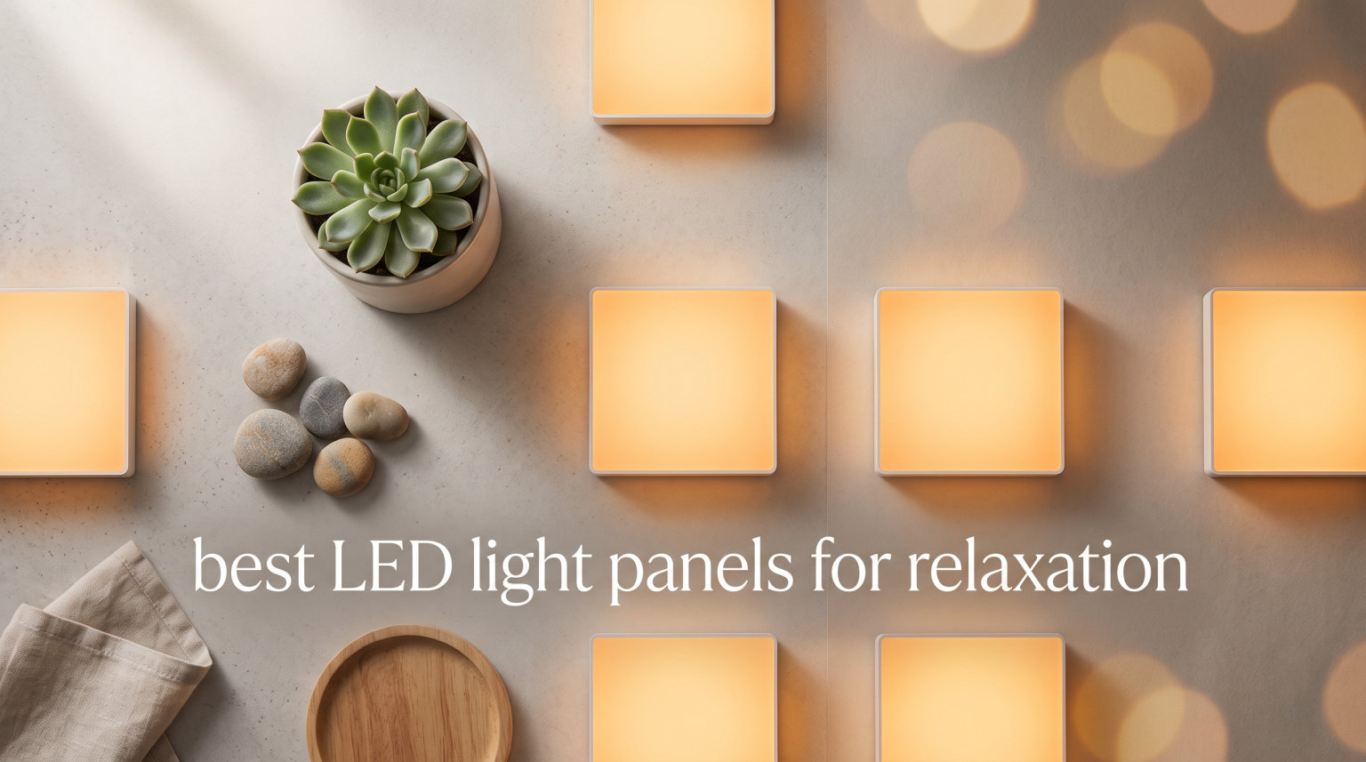best LED light panels for relaxation