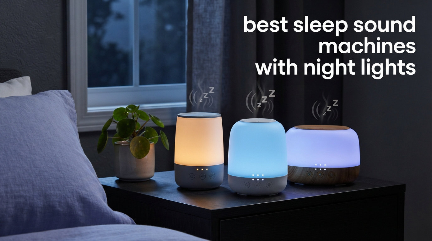 best sleep sound machines with night lights