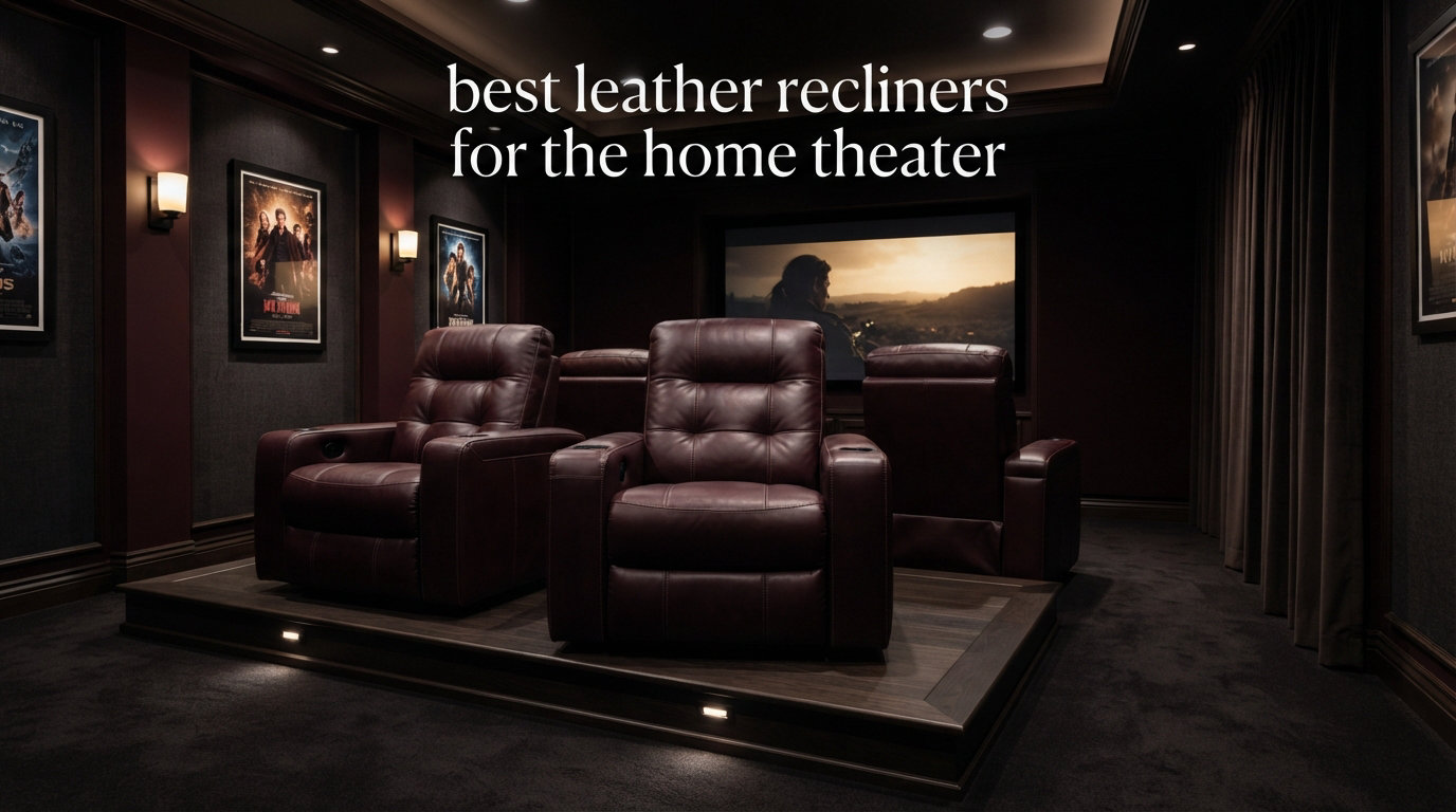 best leather recliners for the home theater