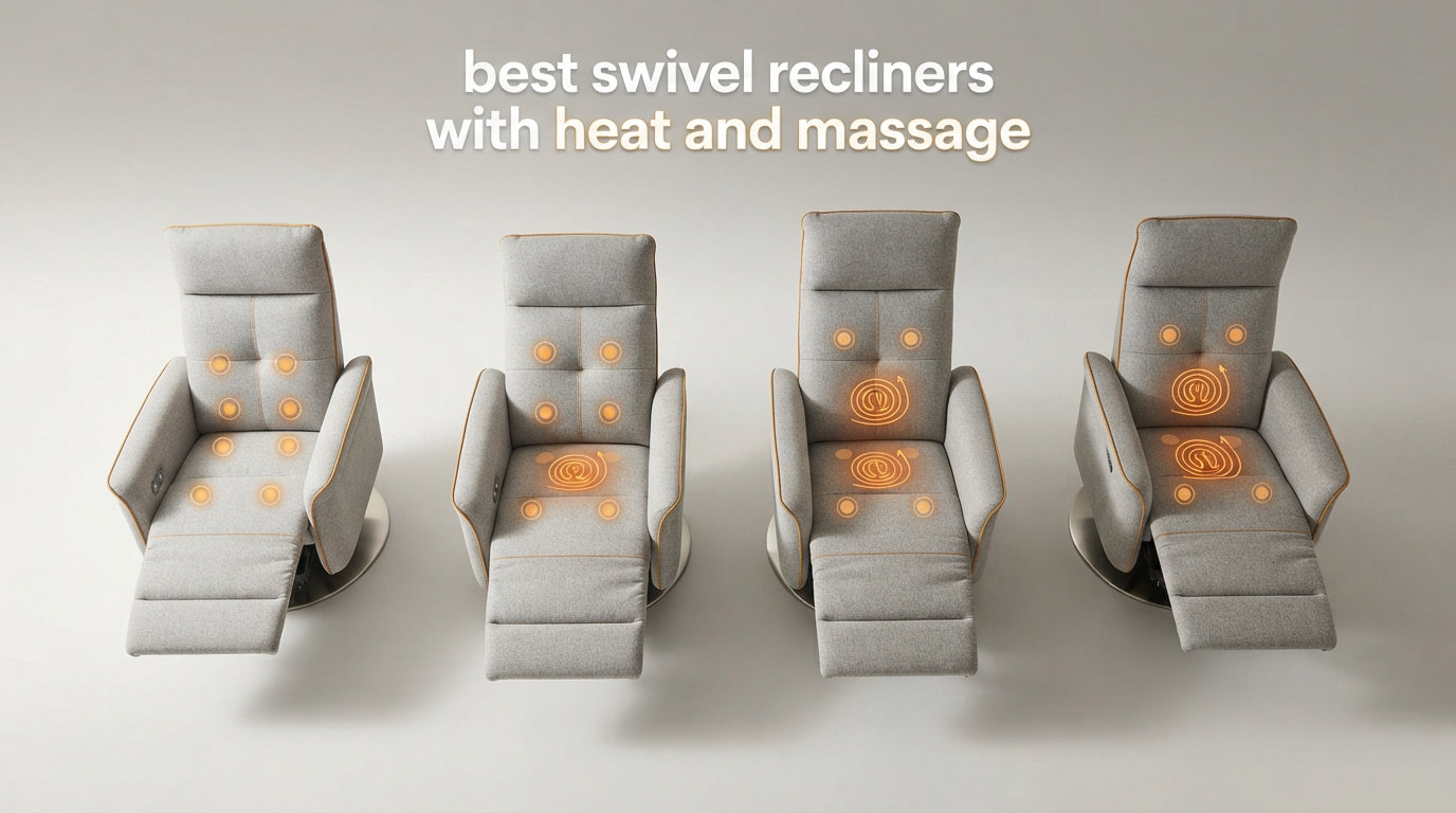 best swivel recliners with heat and massage