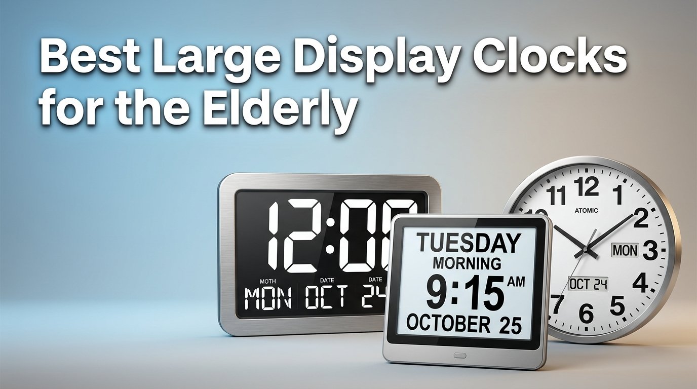 best large display clocks for the elderly