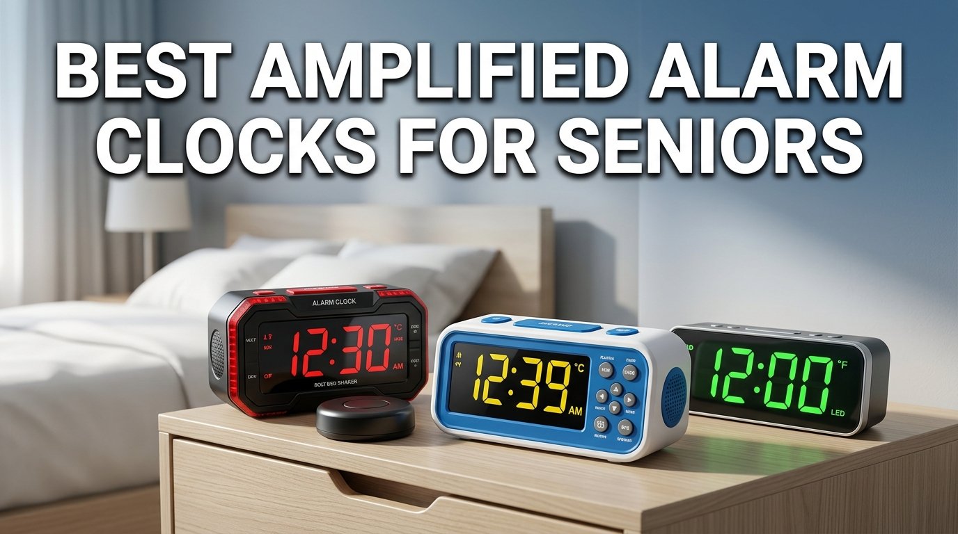best amplified alarm clocks for seniors
