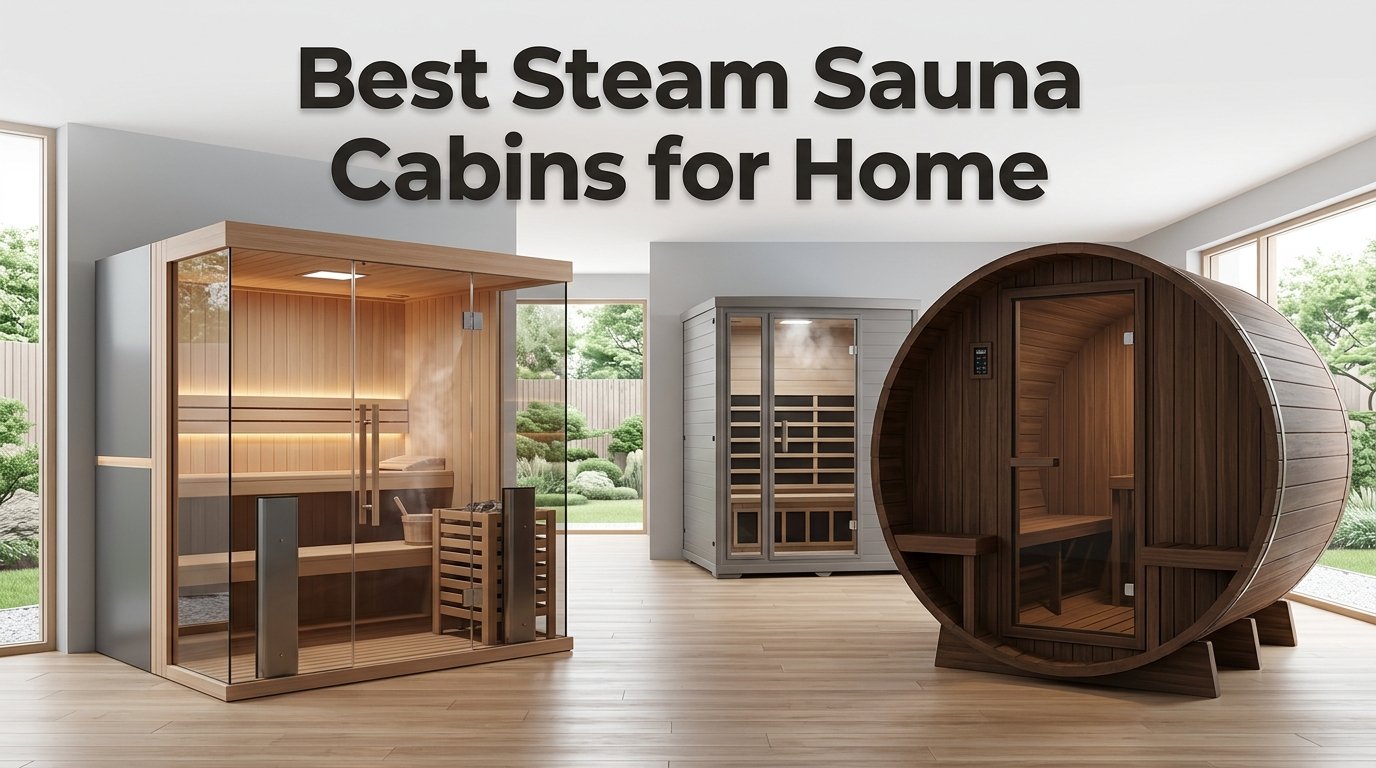 best steam sauna cabins for home