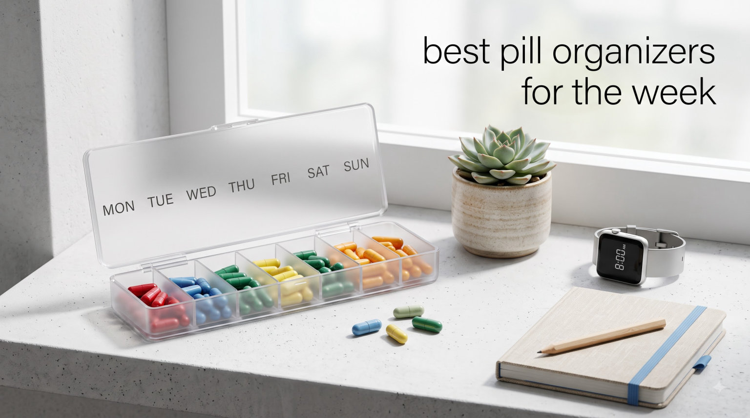 best pill organizers for the week