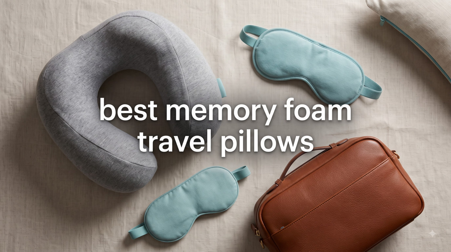 best memory foam travel pillows