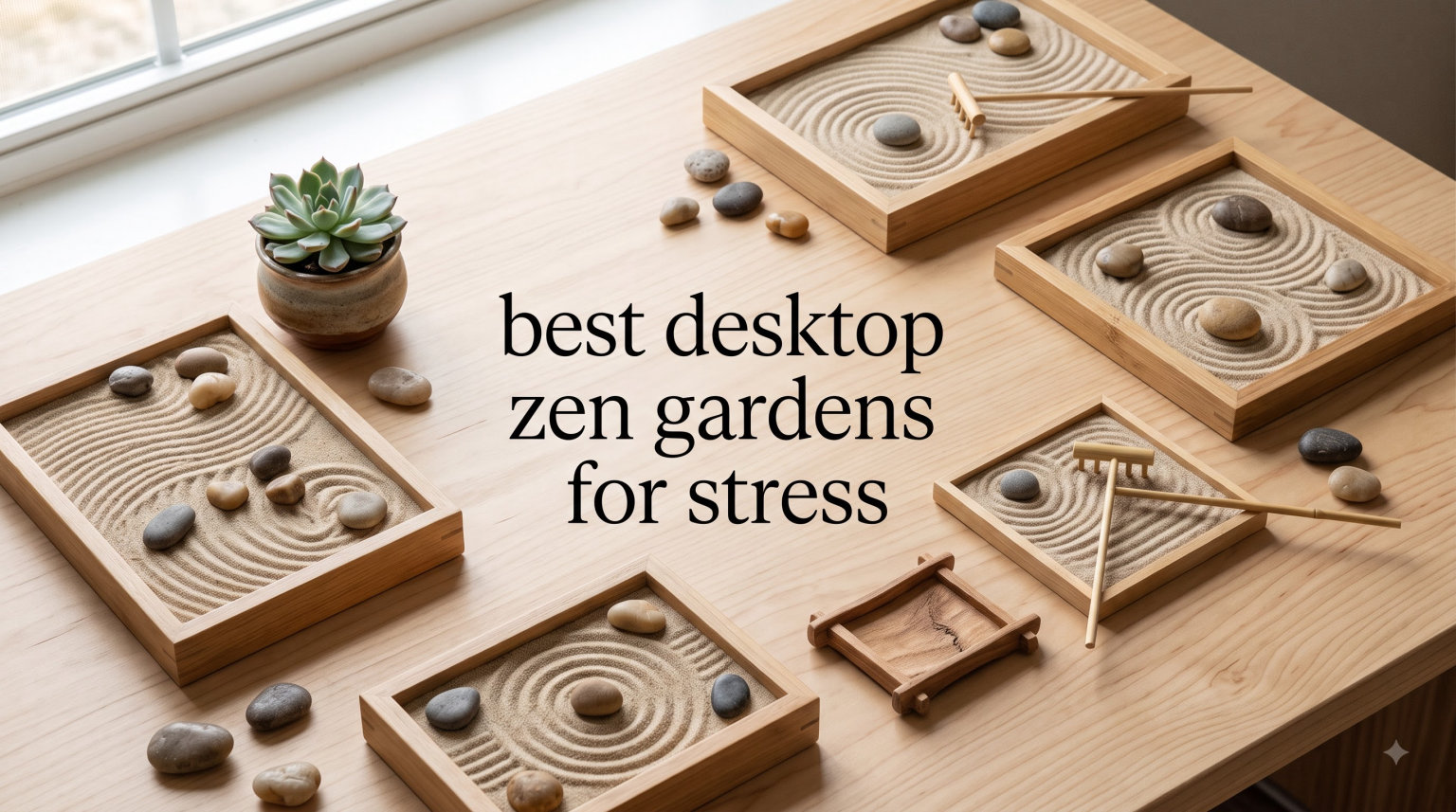 best desktop zen gardens for stress