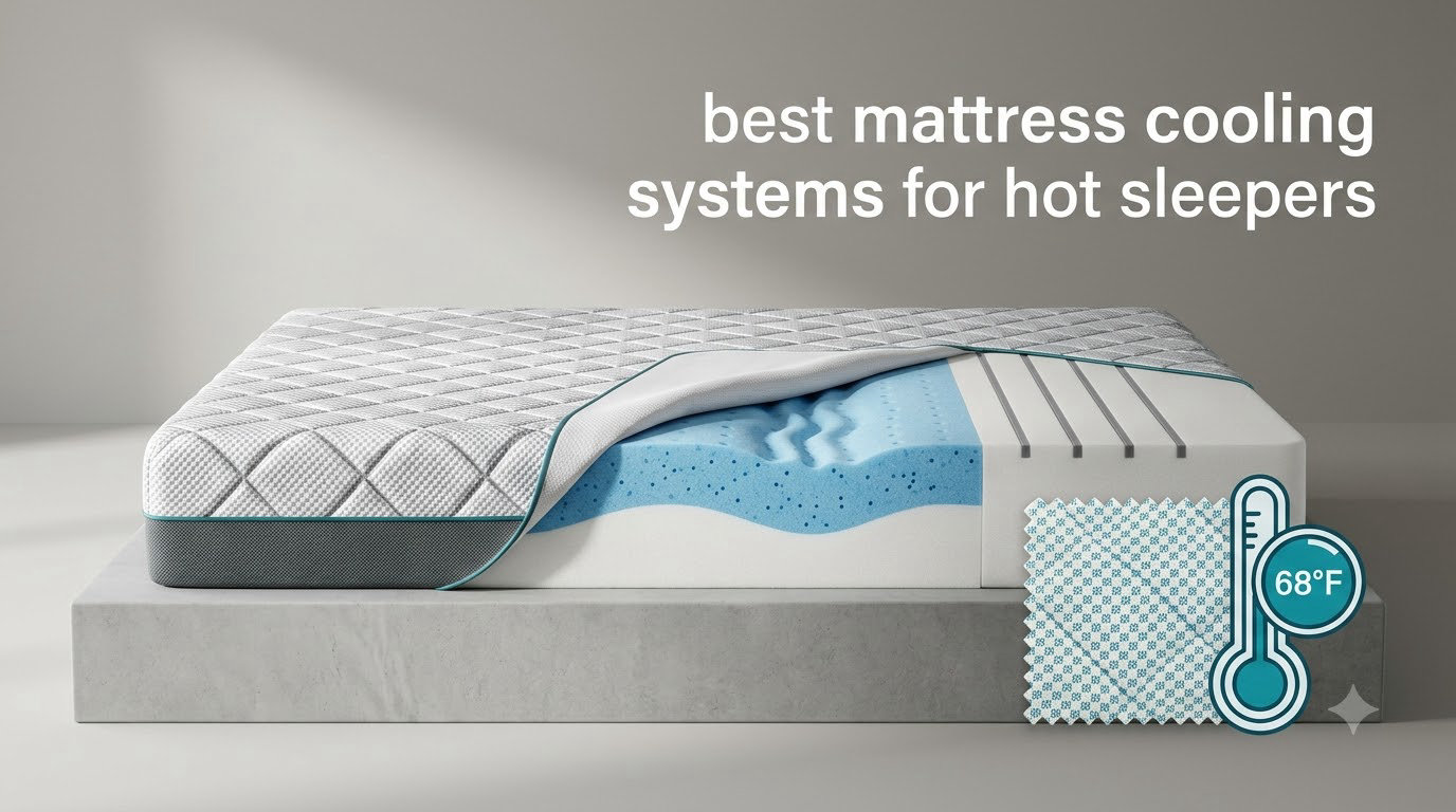 best mattress cooling systems for hot sleepers