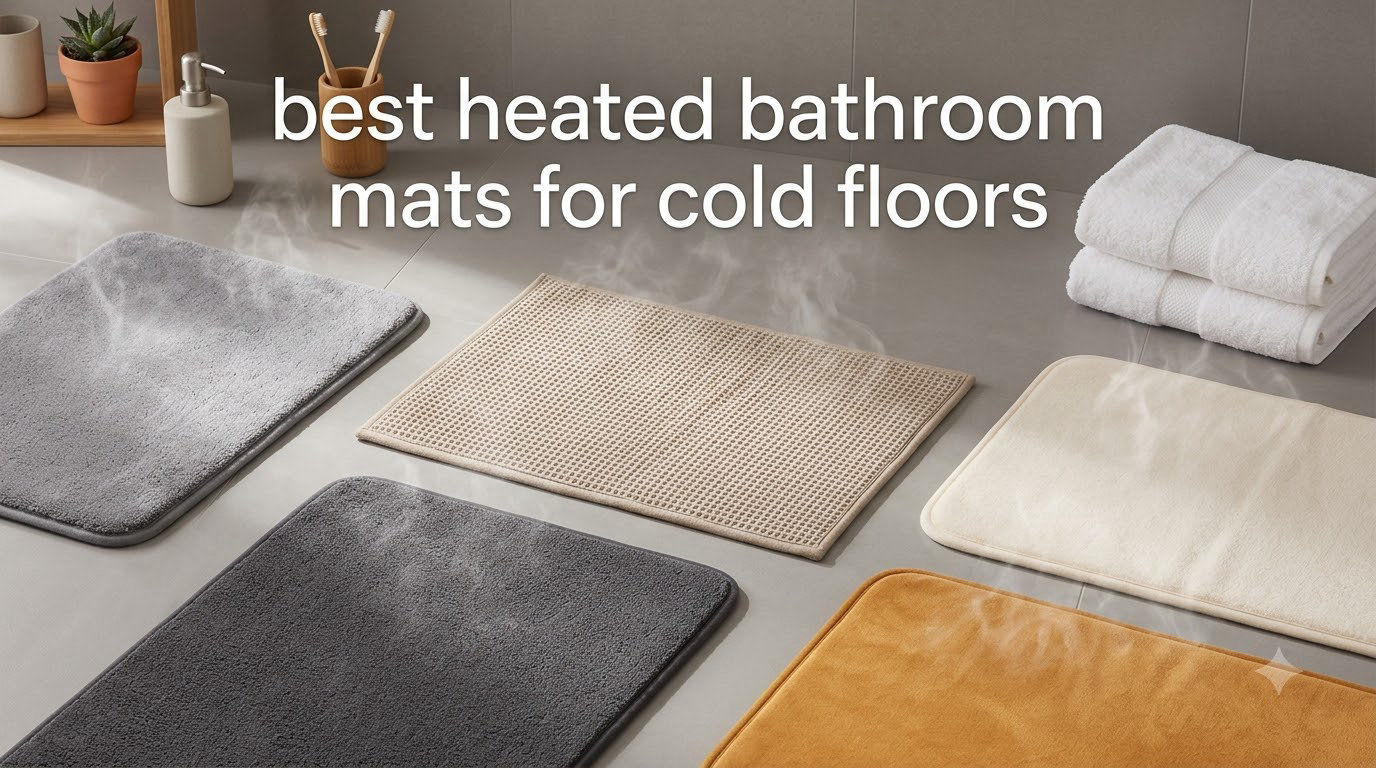 best heated bathroom mats for cold floors