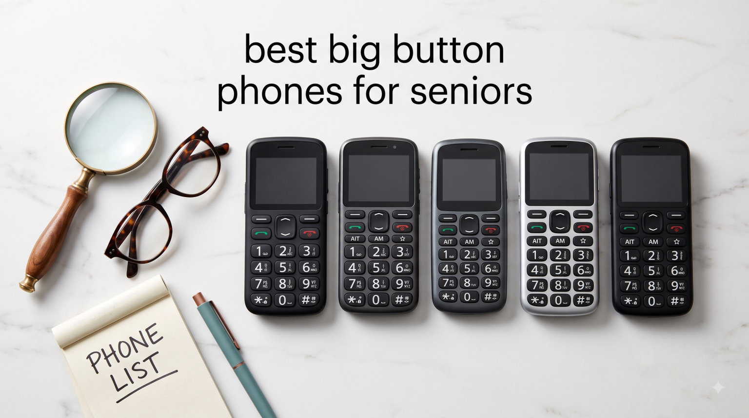 best big button phones for seniors