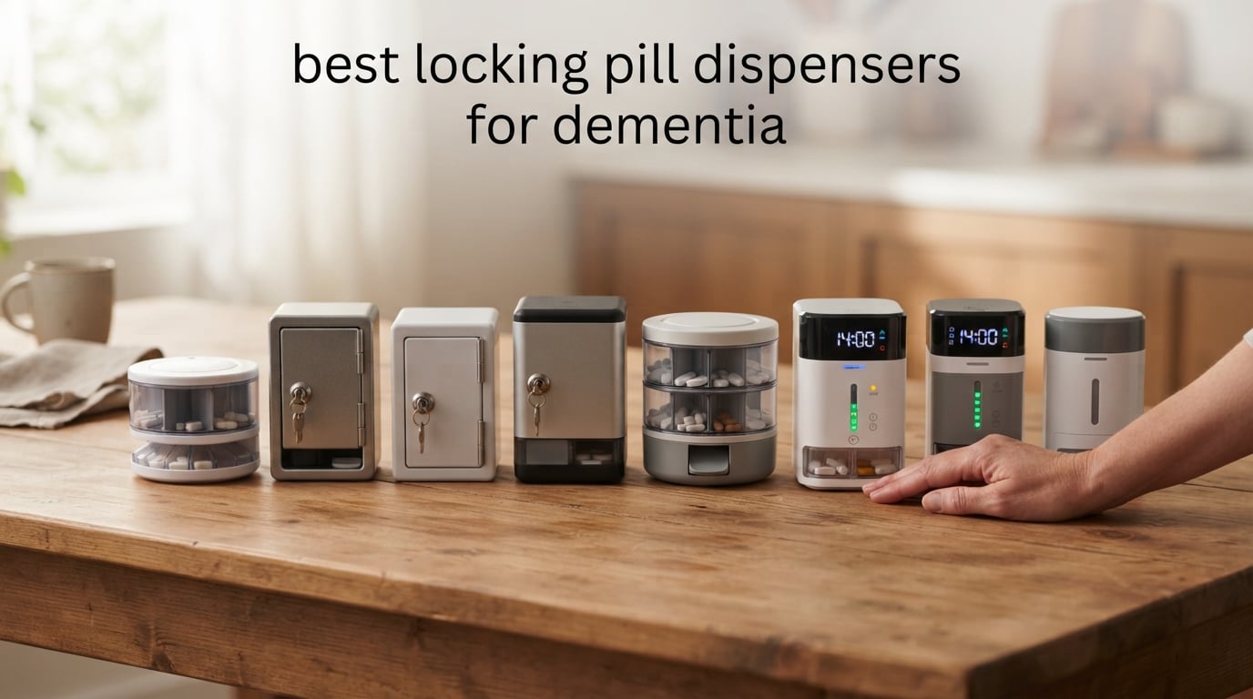 best locking pill dispensers for dementia