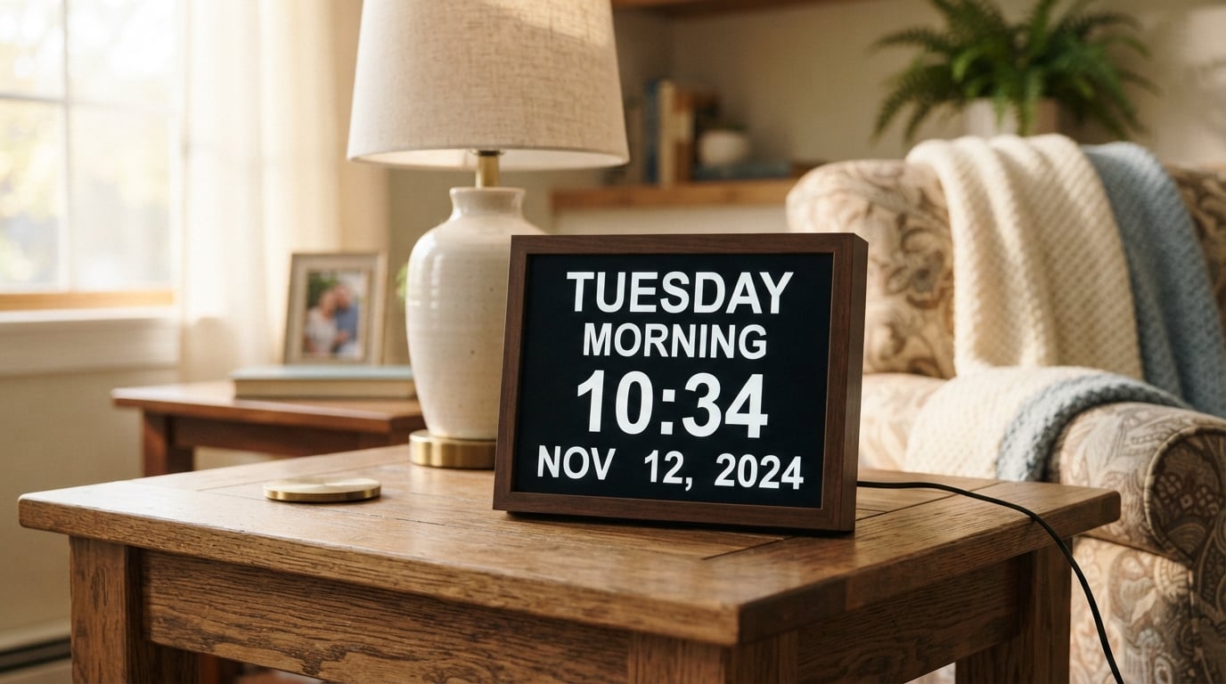 best calendar clocks for seniors