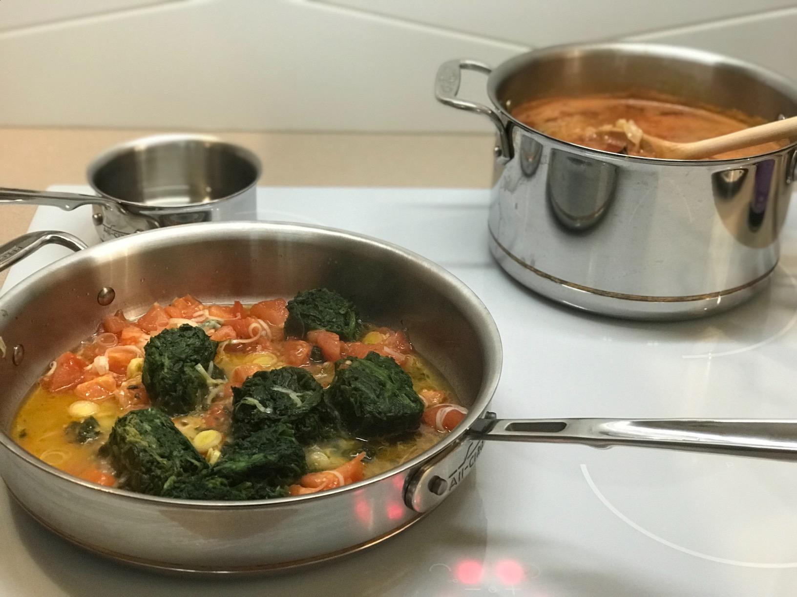 All-Clad Copper Core Steel Cookware Set, 7-Piece, Made in the USA | Unmatched heat control and precision, Elegant Design, Essential Pots & Pan Set, Induction Compatible, Oven Safe up to 600F customer photo 2
