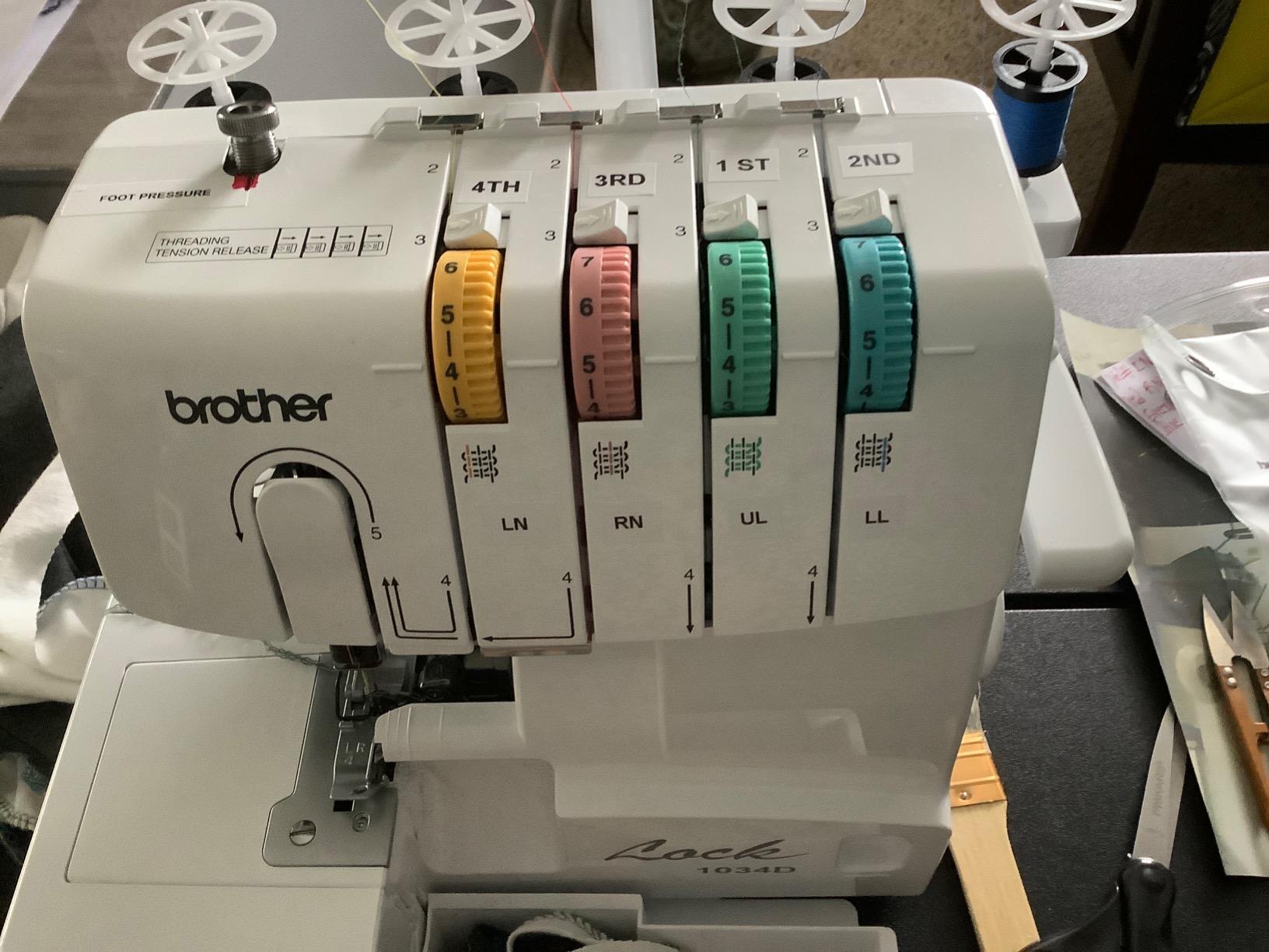 Brother 1034D Serger Overlock Sewing Machine customer photo 2