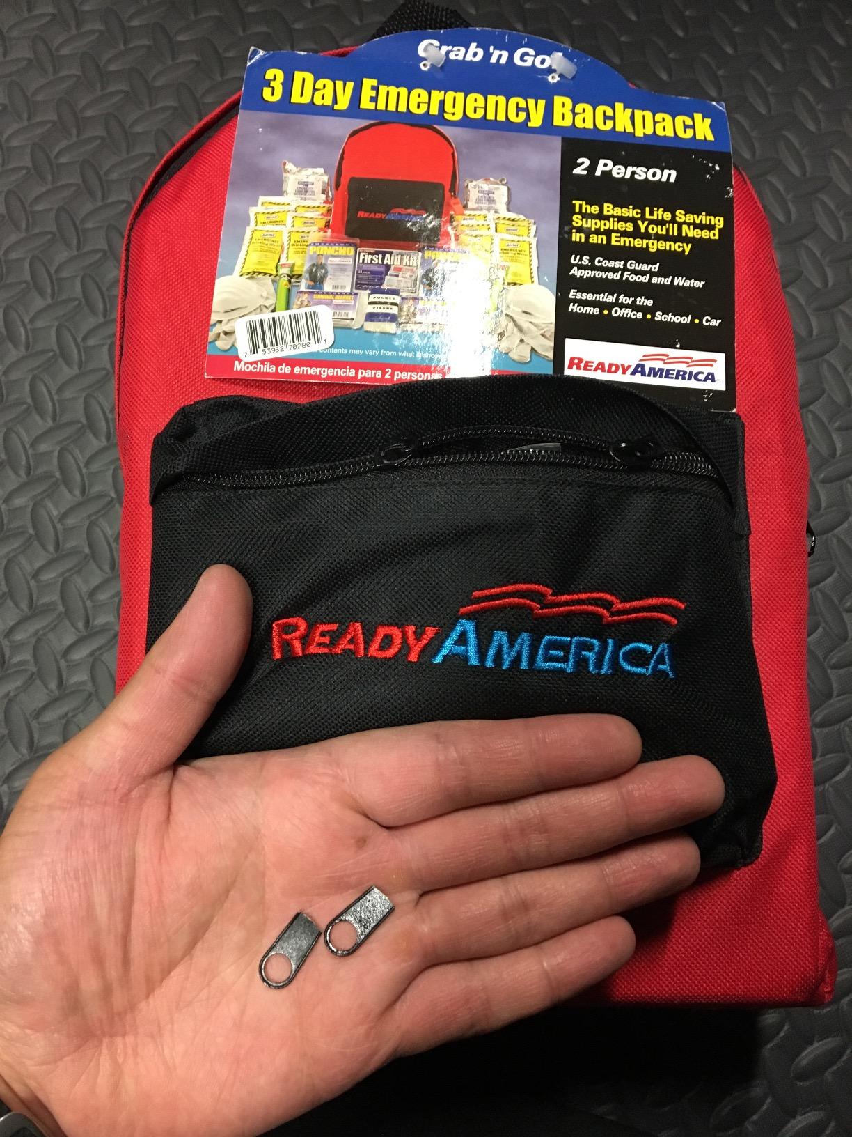 Ready America 70280 Emergency 2-Person 3-Day Survival Backpack | 72-Hour Emergency Kit with First Aid, Survival Blanket and Portable Go-Bag for Travel, Camping, Home, Car and Outdoors customer photo 1