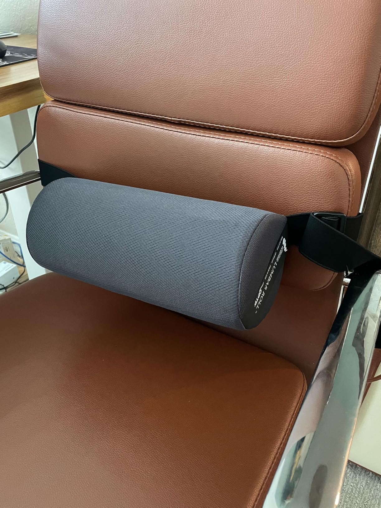 OPTP The Original McKenzie Lumbar Roll - Standard Density Low Back Support, Lumbar support for office chair & car seat back support cushion, the preferred lumbar pillow by physical therapists, USA made customer photo 1