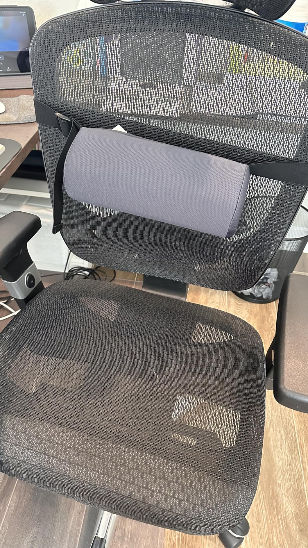 OPTP The Original McKenzie Lumbar Roll - Standard Density Low Back Support, Lumbar support for office chair & car seat back support cushion, the preferred lumbar pillow by physical therapists, USA made customer photo 2