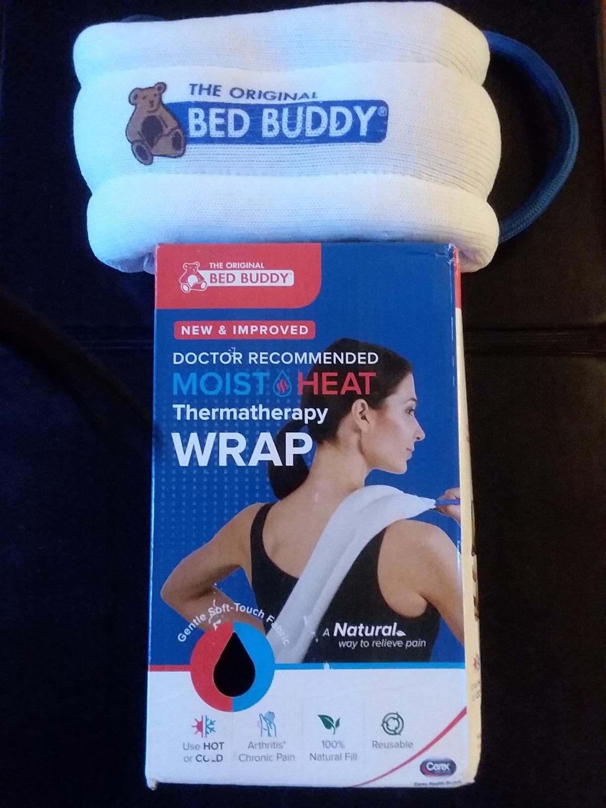 Carex Bed Buddy Heat Pad And Cooling Neck Wrap - Microwave Heating Pad For Sore Muscles - Cold Wrap Pack For Aches and Pain customer photo 2