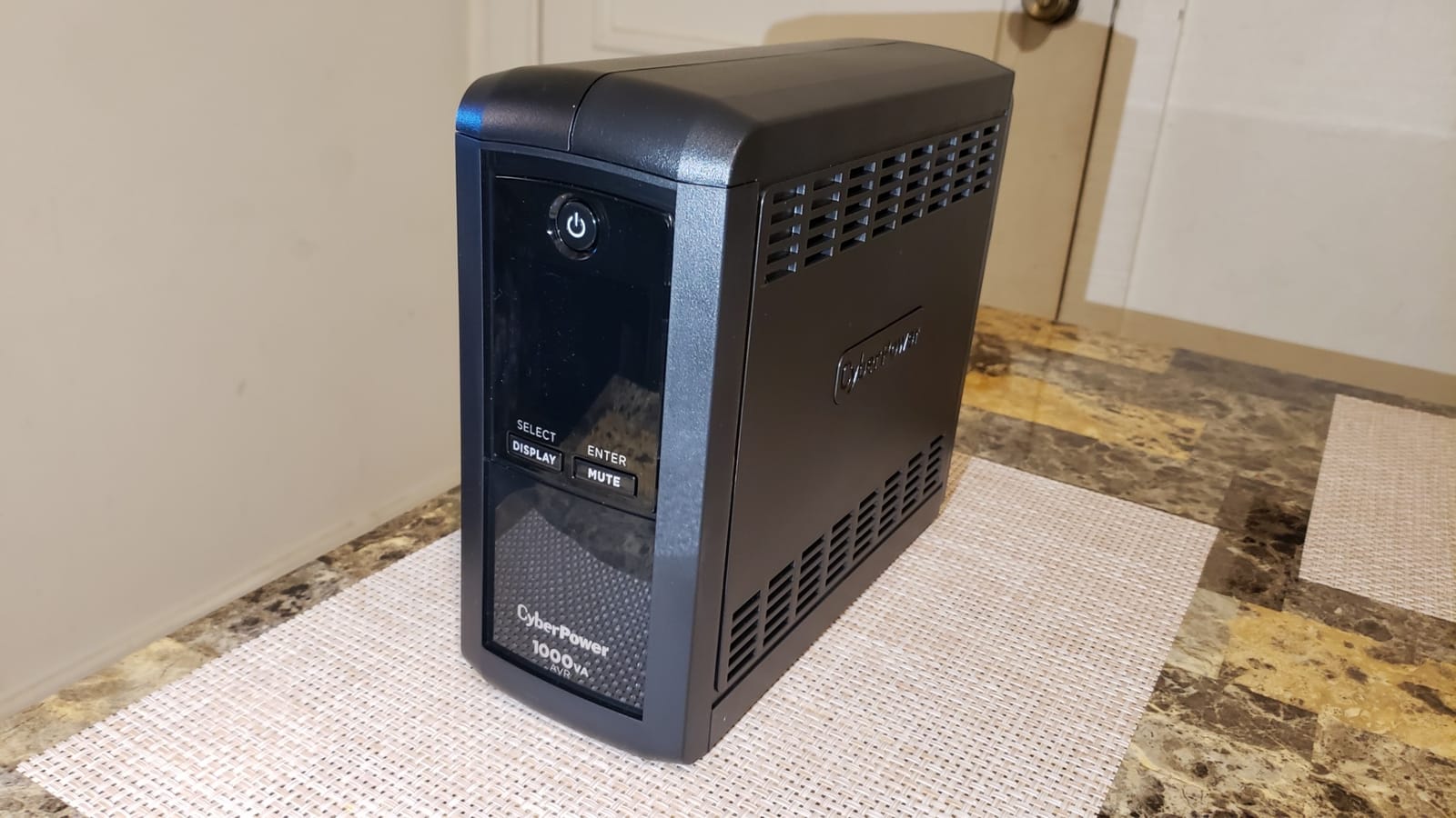CyberPower CP1000AVRLCD Intelligent LCD UPS Battery Backup | Surge Protector, 1000VA/600W, 9 Outlets, AVR, Mini-Tower customer photo 1