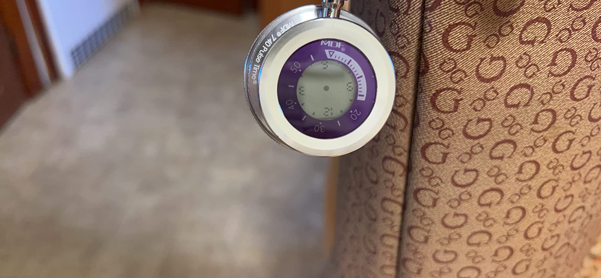 MDF Instruments, Pulse Time 2-in-1 Digital LCD Clock and Single Head Stethoscope - Purple (MDF740-08) customer photo 2
