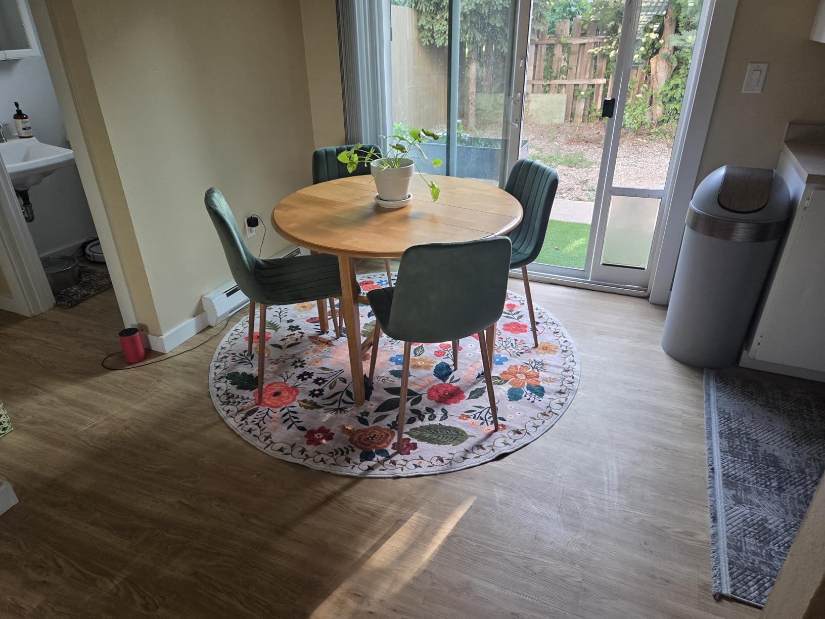 Winsome Hannah Double Drop Leaf Dining Table, Light Oak, 29