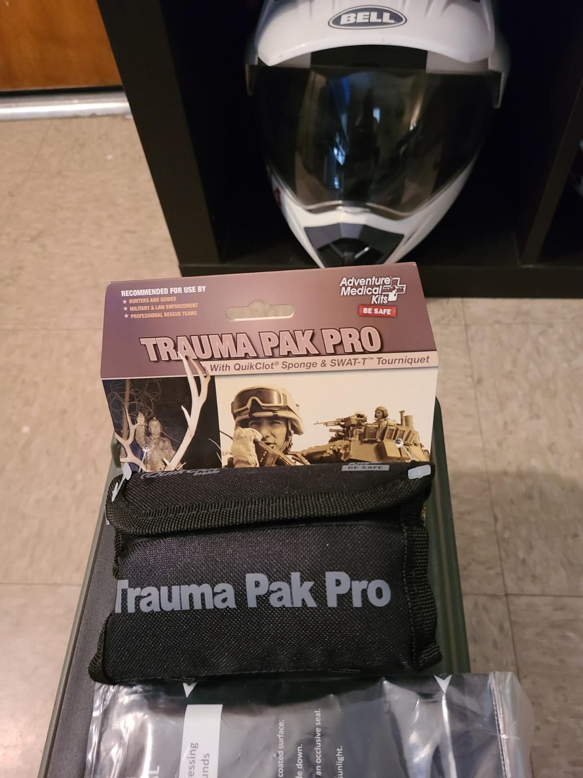Adventure Medical Kits Trauma Pak Pro with Quikclot & Trauma Tourniquet - First Aid Emergency Kit with Tourniquet, QuikClot Flexible Gauze, Nitrile Gloves & More - Stops Bleeding Fast with Kaolin customer photo 2
