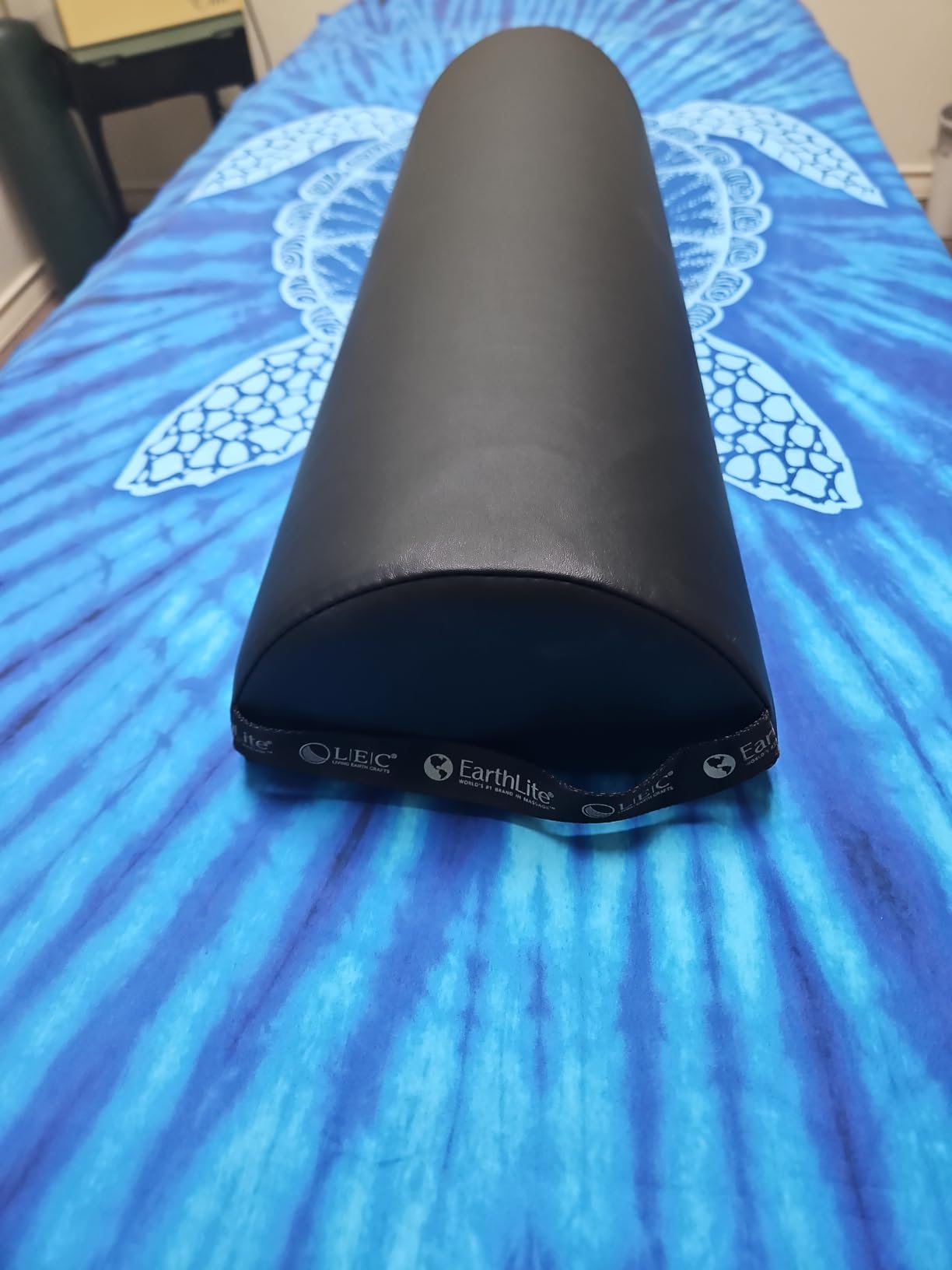 EarthLite Massage Bolster Pillow Half Jumbo, 29in Length x 9in Width x 4.5in Height customer photo 2